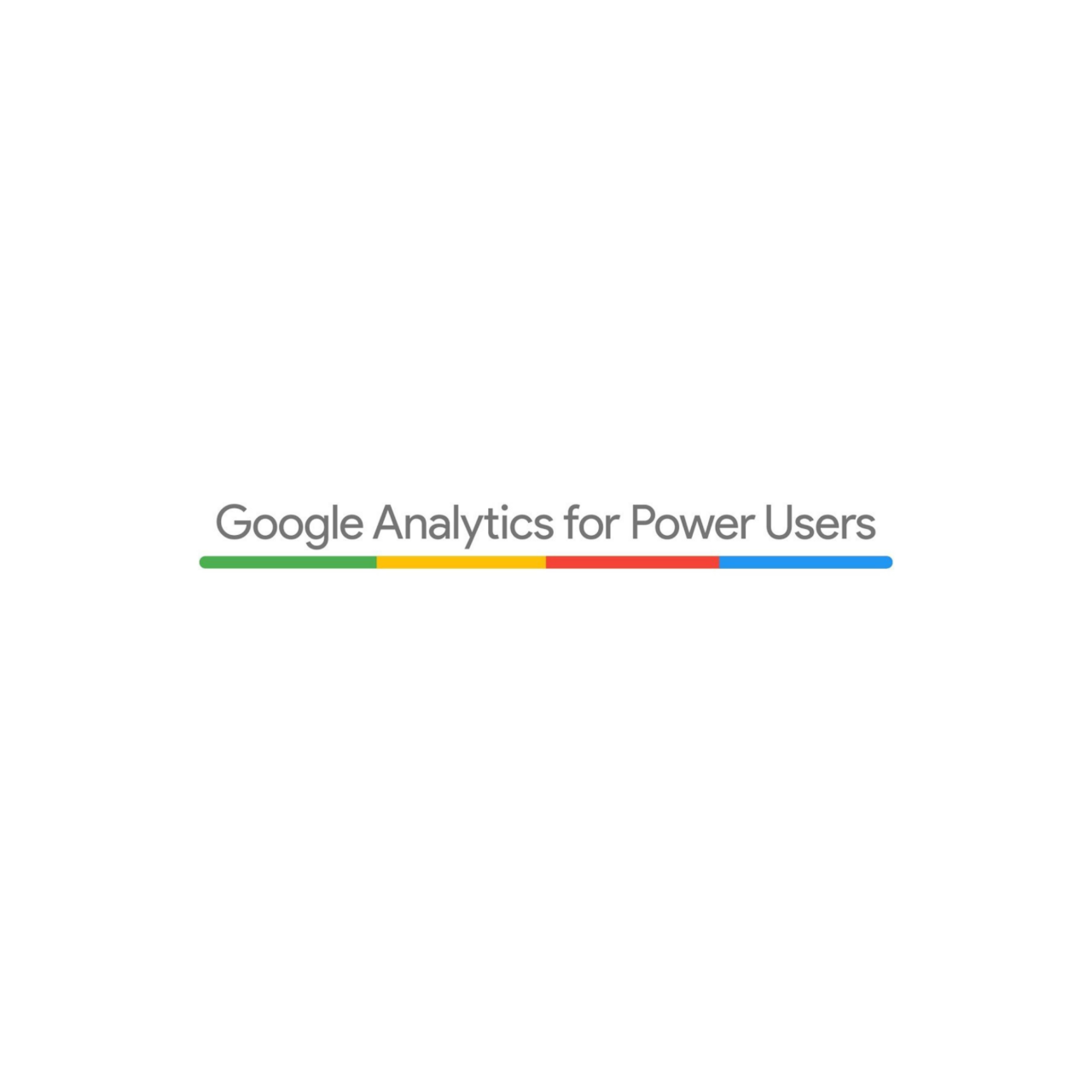 Logo Google analytics for power users